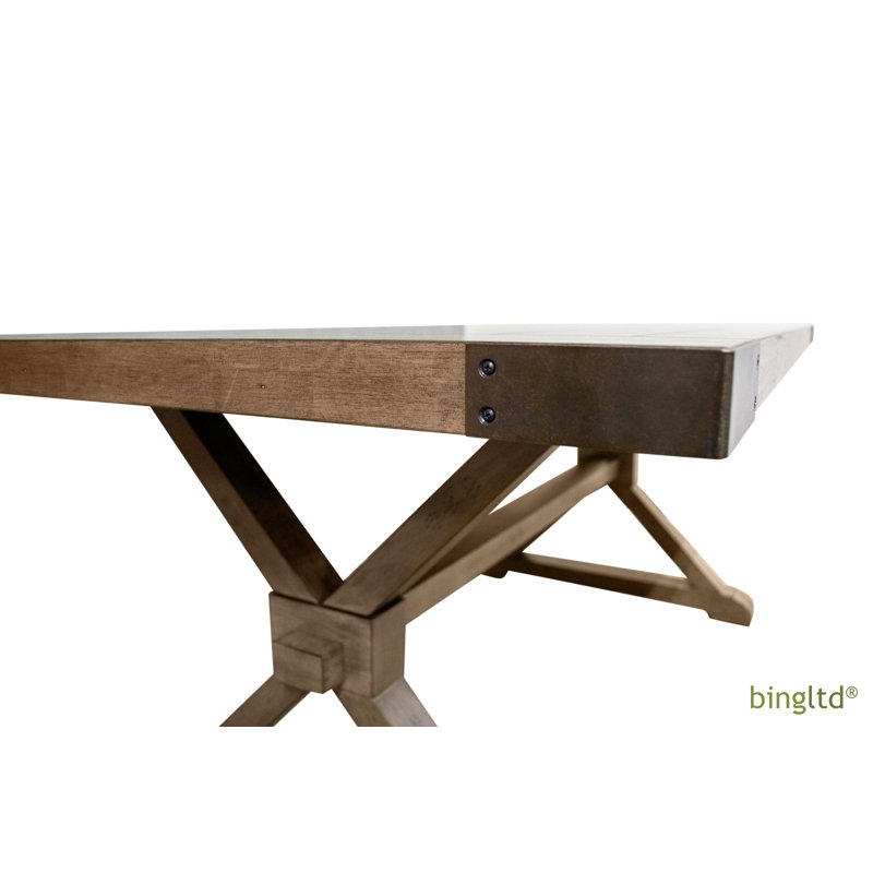 Solid Wood Top Dining Table