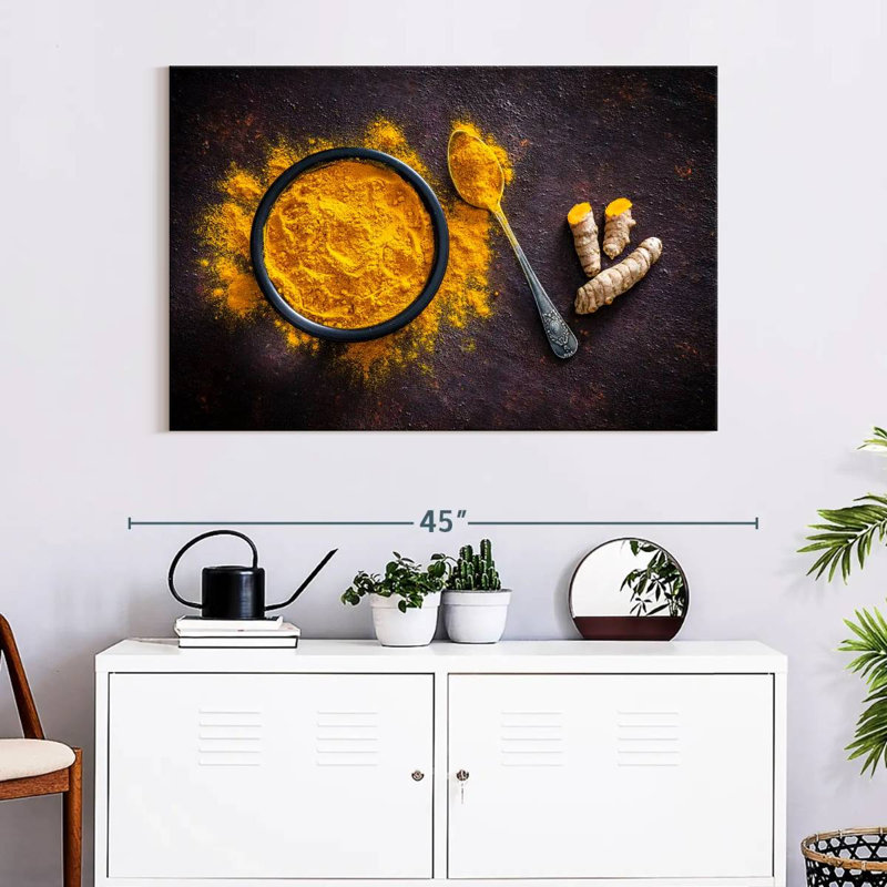Turmeric Powder Bowl, 34" H x 51" W