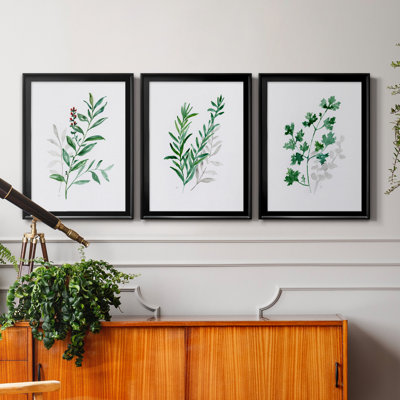 «Freshly Picked I», ensemble de 3 peintures sur toile encadrées