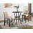 36" Round Bar Table Nail Head Trim