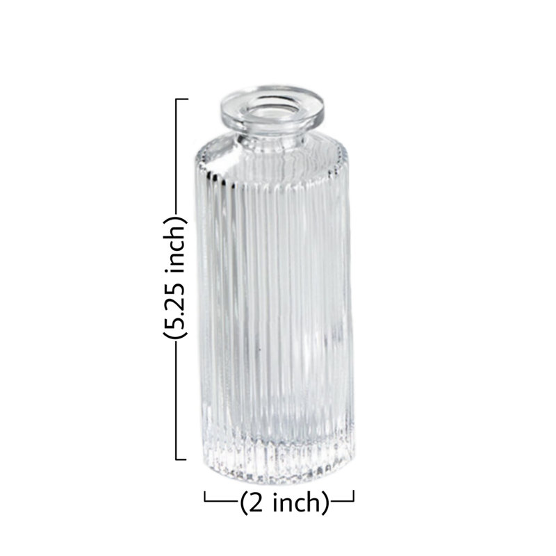 Glass Table Vase, Clear 
