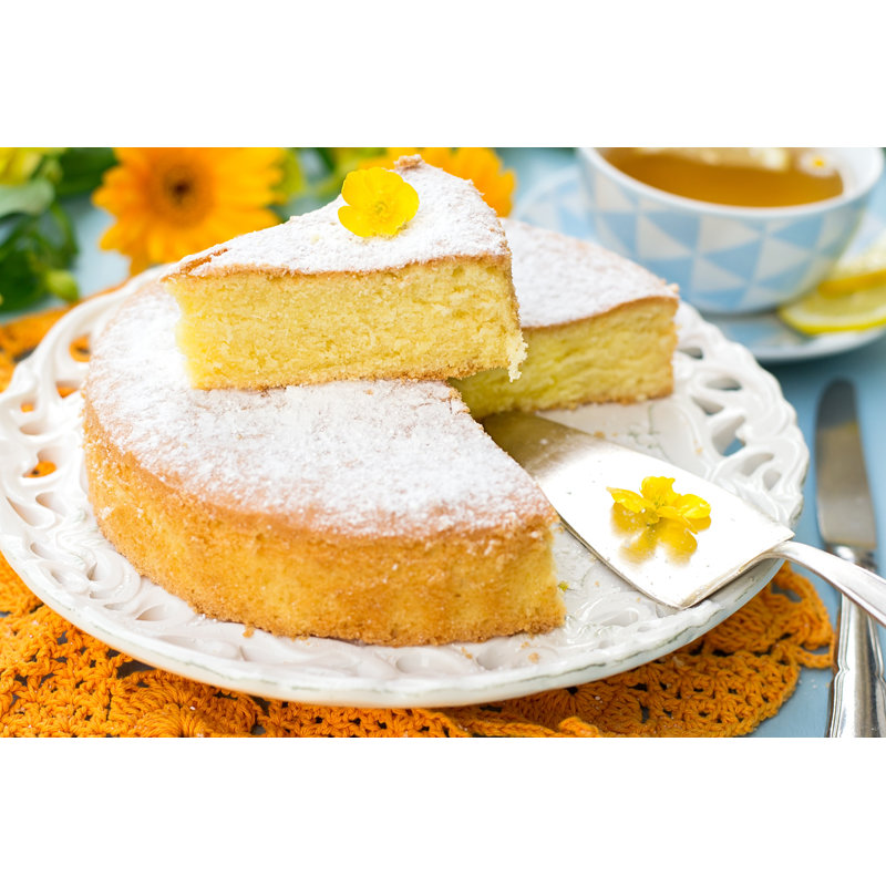 Italian Cake - Wrapped Canvas Print, 20cm H x 30cm W x 3.8cm D