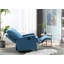 Nassi Upholstered Swivel Recliner Chair With Rocking Function-472154427