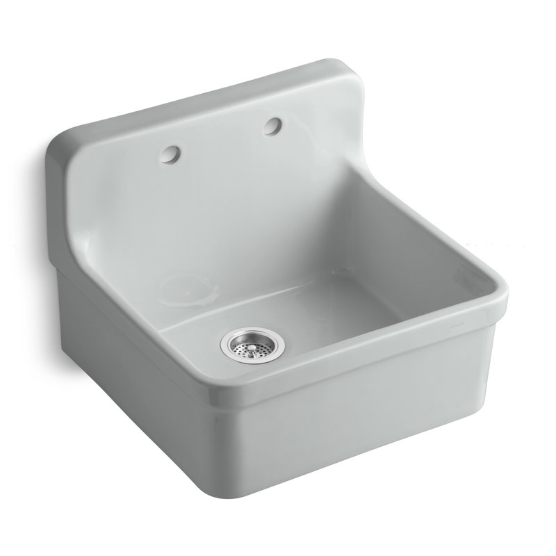 Gilford 24" L x 22" W Farmhouse Kitchen Sink, Sandbar
