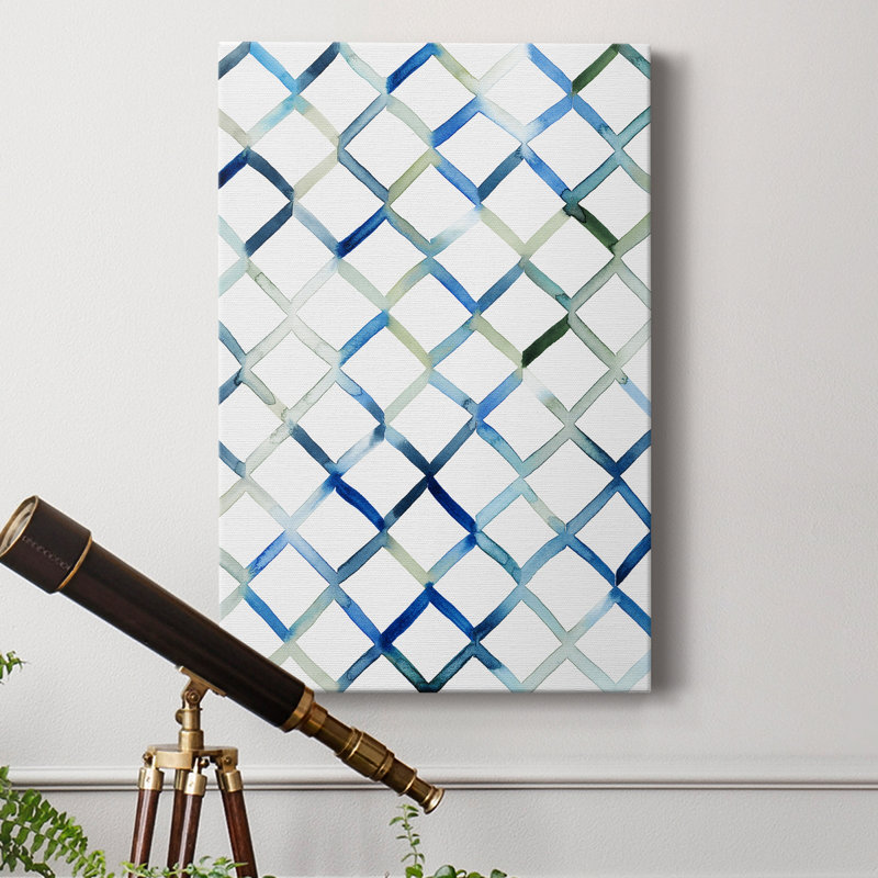 Sea Lattice I - impression sur toile tendue, H 36 po x l 24 po x P 1 po