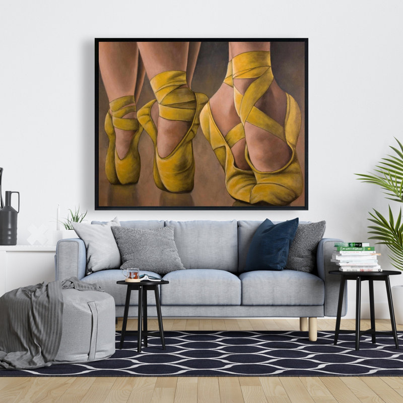 Synchronized Ballerinas Print On Canvas, 48" H x 60" W