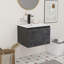 Meuble-lavabo flottant avec lavabo