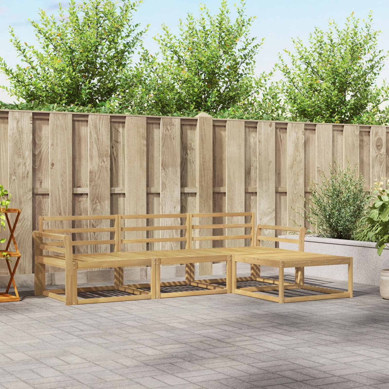 333cm Wide Patio Sectional Set, 4