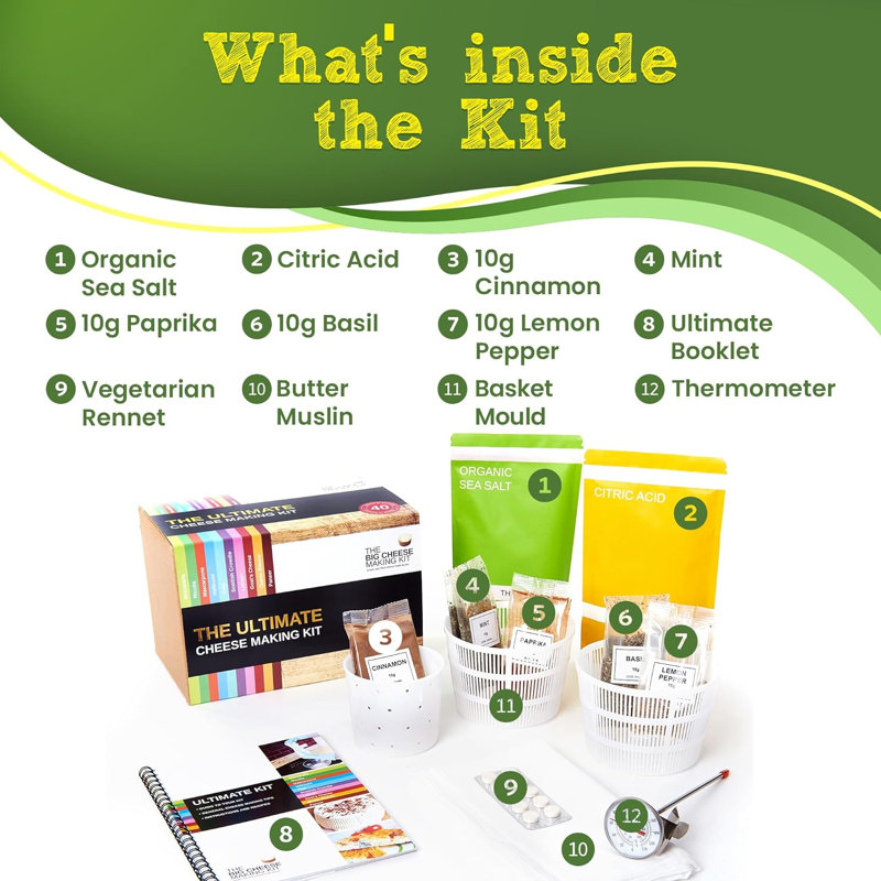 The Big Cheese Making Kit Cheese Board