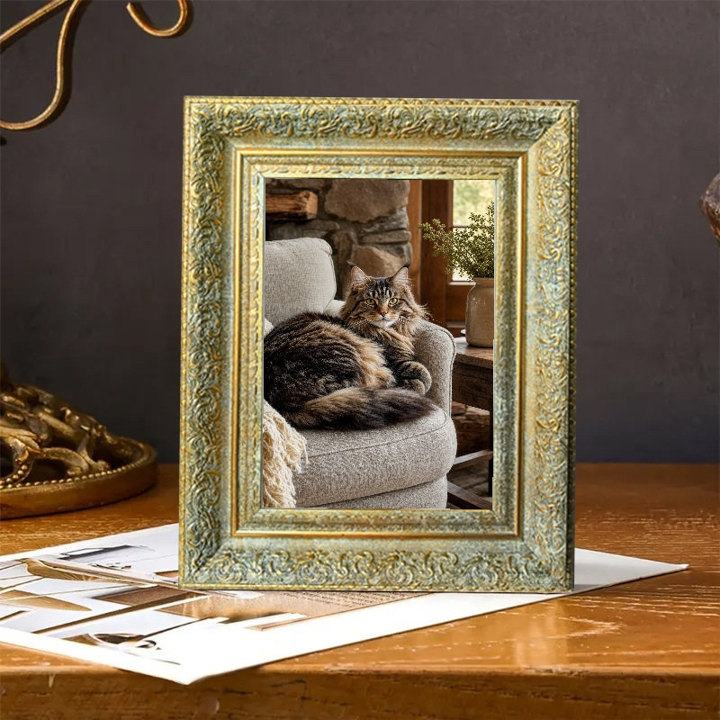 Cadre photo mural antique 3 pièces 8 "x 10" avec protecteur photo