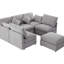 Upholstered 61.72 " Fabric Sectional