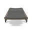 Chaise longue avec plateau coulissant