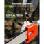 Gas Pole Saw, 43CC 2 Stroke Gas Powered Pole Saws with 10 in Cutting Bar, Cordless Tree Trimmer with 30 fl.oz Fuel Tank, 6.8 to 11.7 ft Extendable, Powerful Chainsaw for Tree Trimming Pruning