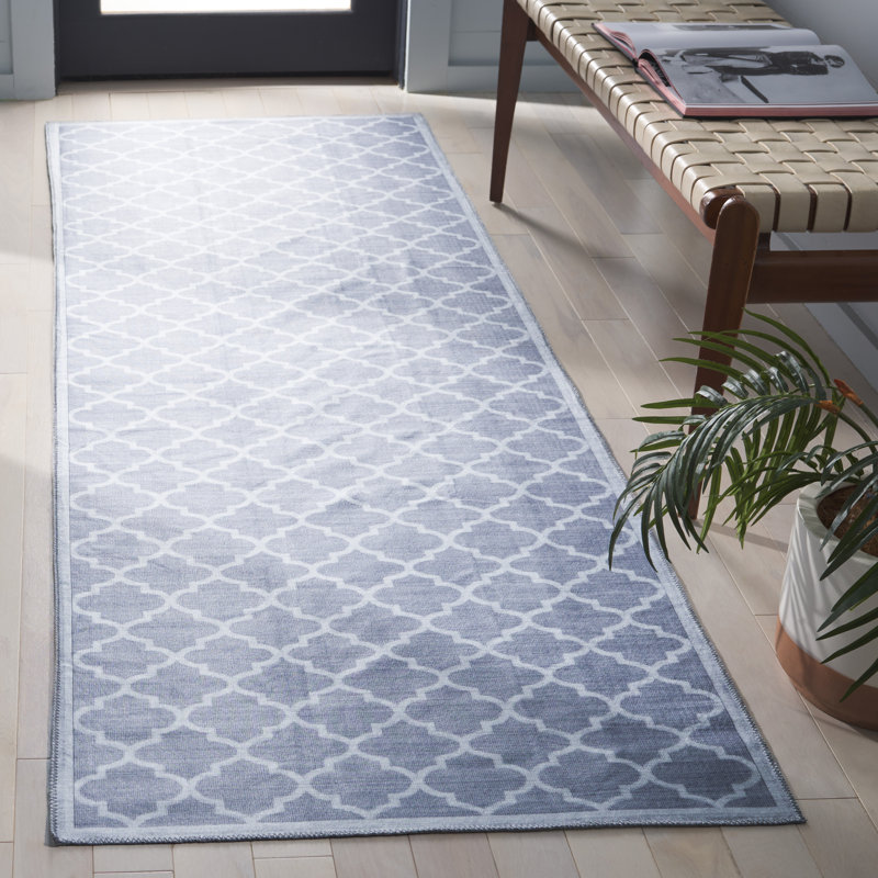 Valire Machine Washable Performance Geometric Rug, Runner 2'6" x 8'