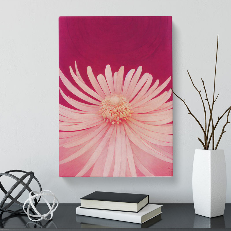 Chrysanthemum Flower - Wrapped Canvas, 76cm H x 50cm W x 3cm D