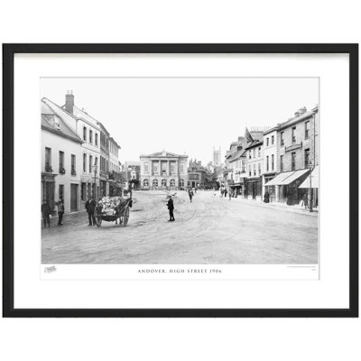 Andover, High Street 1906 by Francis Frith - Single Picture Frame Print
