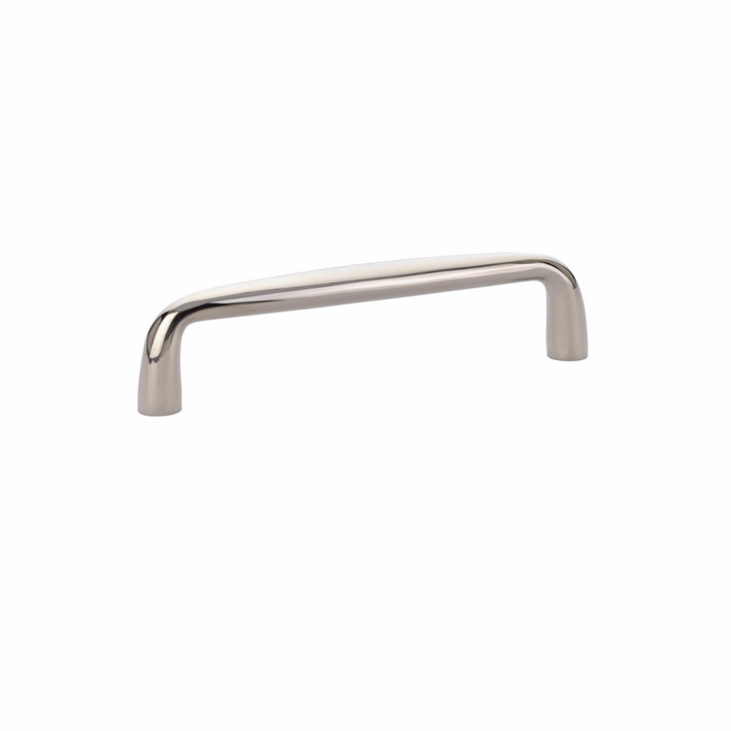 Poignée d'armoire Emtek Orbit Center-to-Center, Nickel poli, 4"