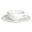Gem Cut Gold Bone China Teacup