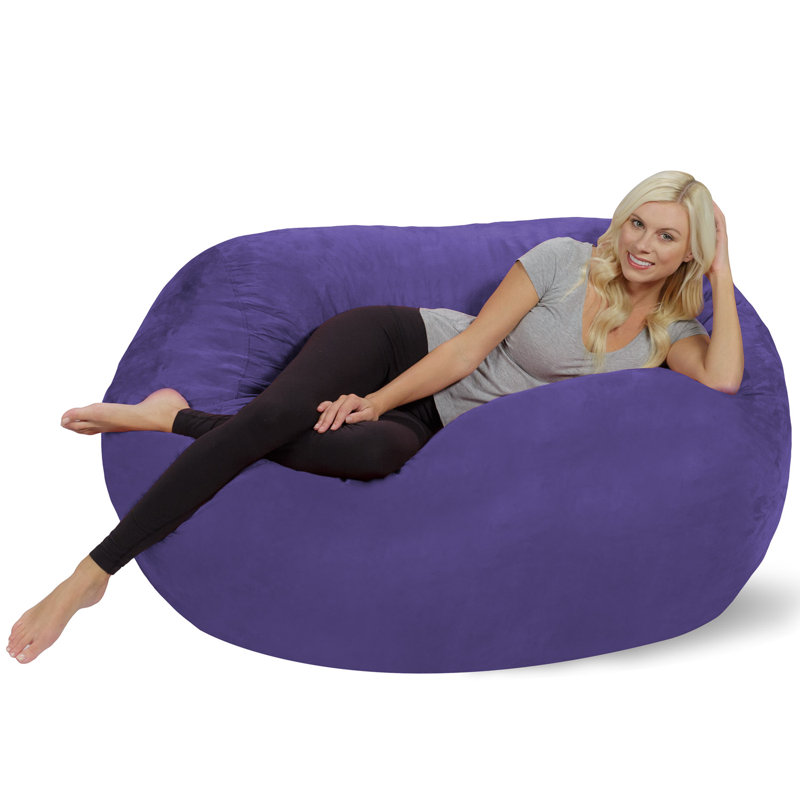 Grand sac de pois classic, Mauve