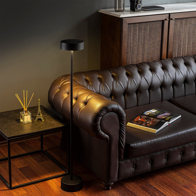 43.623'' Traditional Floor Lamp, Black