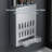 Stainless Steel Wall-Mounted Knife Block With Drainage