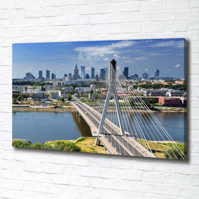 Warsaw Poland - Wrapped Canvas Print