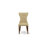3-Pc Dining Set Includes a Rectangle Dining Table and 2 Parson Chairs - Antique Walnut finish