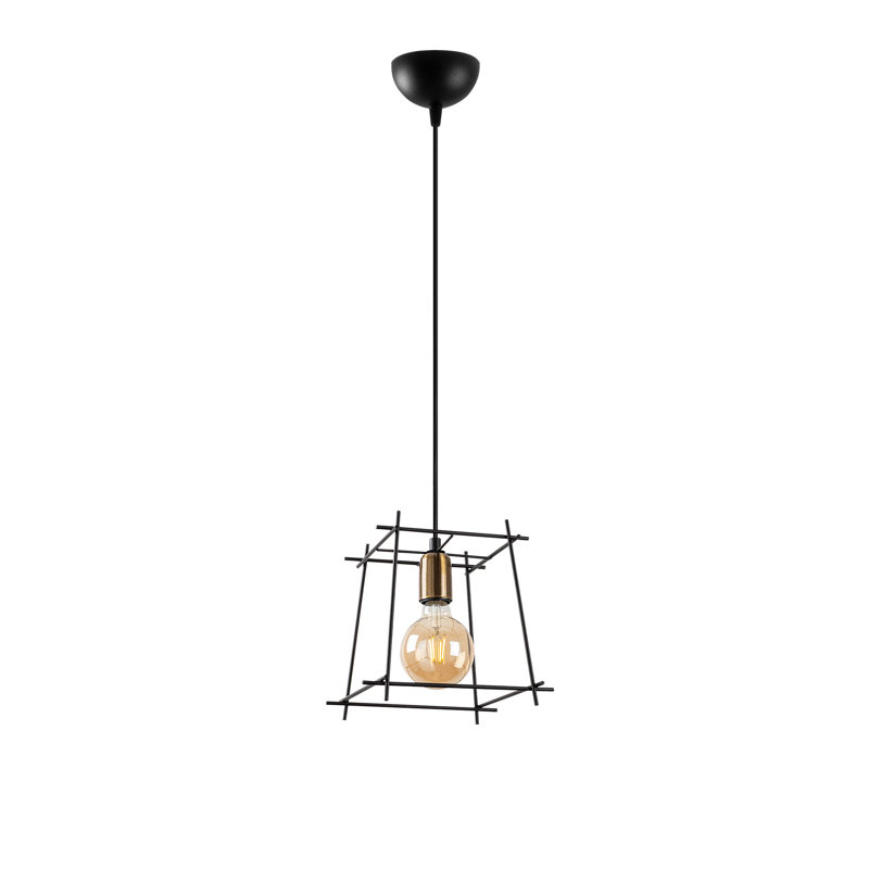 Luminaire suspendu géométrique 1 lumière Hullinger