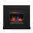 Galenna 42.75'' W Black Electric Fireplace & Mantel Package with 4600 BTU