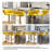 Ginko Modern Adjustable Bar Stools, Swivel Counter Stools with Upholstered Seat, Backrest, Footrest and Metal Frame for Kitchen and Home Bar -879564328-898201622-935555700