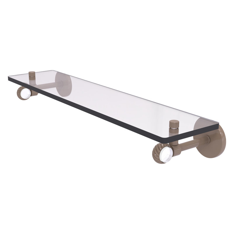 Tablette flottante Clearview, H 3,3 po x l 22 po x P 5,65 po, Beige ombré