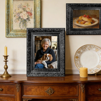 Cadre photo décoratif 5 pièces x 7 po 1PC noir pour tous les jours