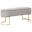 100% Polyester Upholstered Bench