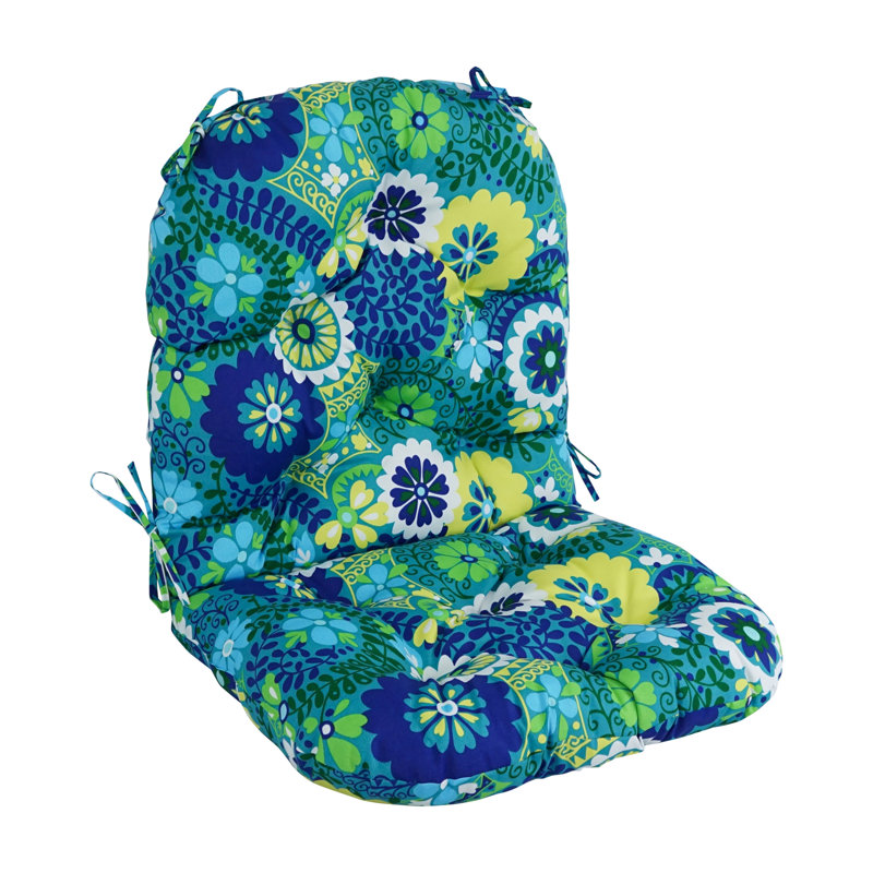 Outdoor 6'' Seat / Back Cushion, Luxury Azure