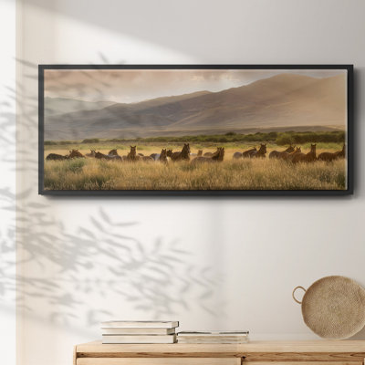 «Wild and Free I», toile encadrée