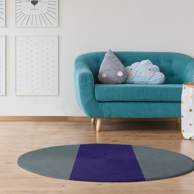 Tapis gris/mauve