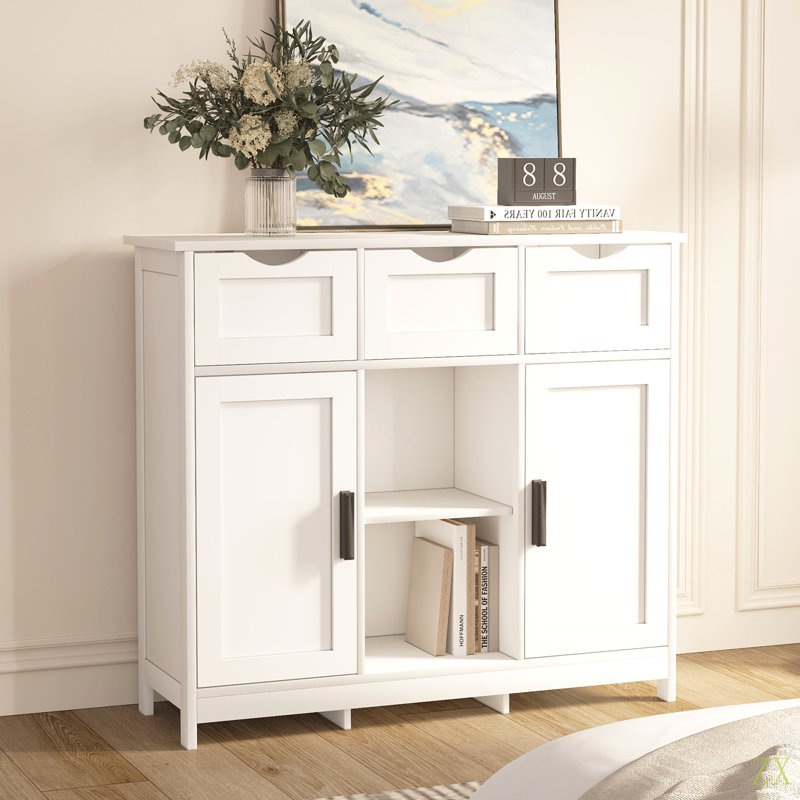 Storage Cabinets,Wooden Floor Cabinet,With Drawers And Shelves Storage Cabinets,Accent Cabinet For Living Room,Bedroom,Bathroom Furniture Home Decor