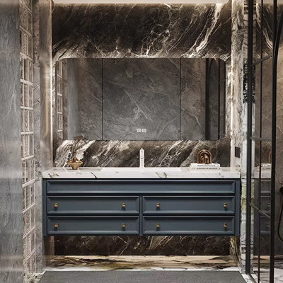French style simple bathroom cabinet.