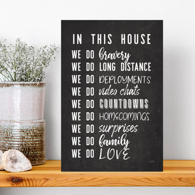 Military House Abstract Contemporary Architecture Wall Art Print