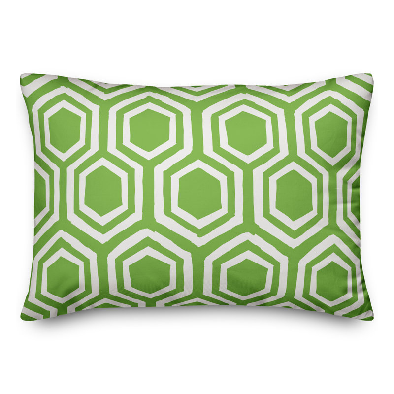  Coussin intérieur / extérieur Honeycomb, Pas de bourre, Blanc/Crème