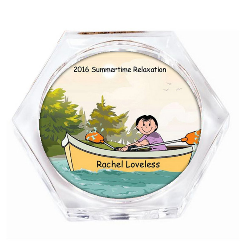 Ensemble de 4 sous-verres personnalisables, Oui