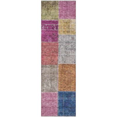 Premium Machine Washable Prisco Copper Rug
