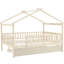 Lit double en bois pleine grandeur et lit gigogne simple