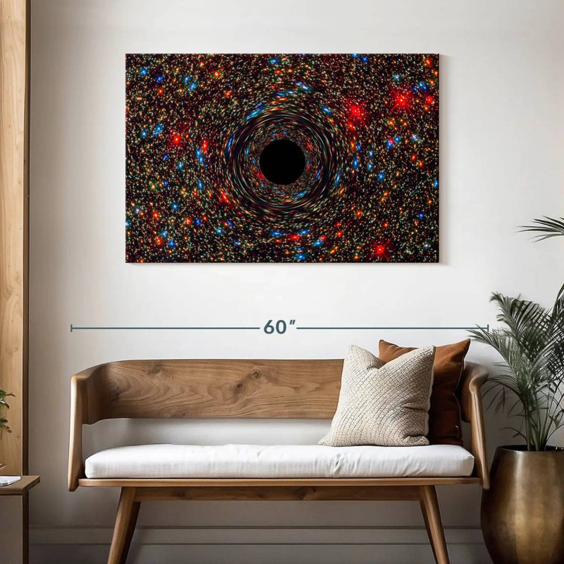 Trou noir Oberle Galaxy M87, H 30 po x l 45 po