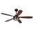 Rustic Farmhouse Ceiling Fan with Light and Remote Control