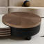 Microcrystalline stone storage coffee table