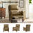 Neliyah 28.75" Wide Genuine Leather Recliner-105914573