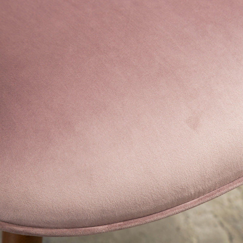 Fauteuil d'appoint contemporain en velours soyeux capitonné, mauve