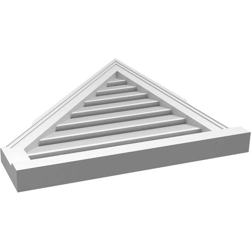 Pente fonctionnelle en uréthane demi-crête à montage en surface gauche Signature 13/12, brun clair apprêté