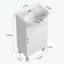 Meuble-lavabo compact avec lavabo en céramique Marinino-112619217